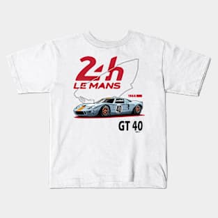 Le mans winner GT40 mk1 Kids T-Shirt